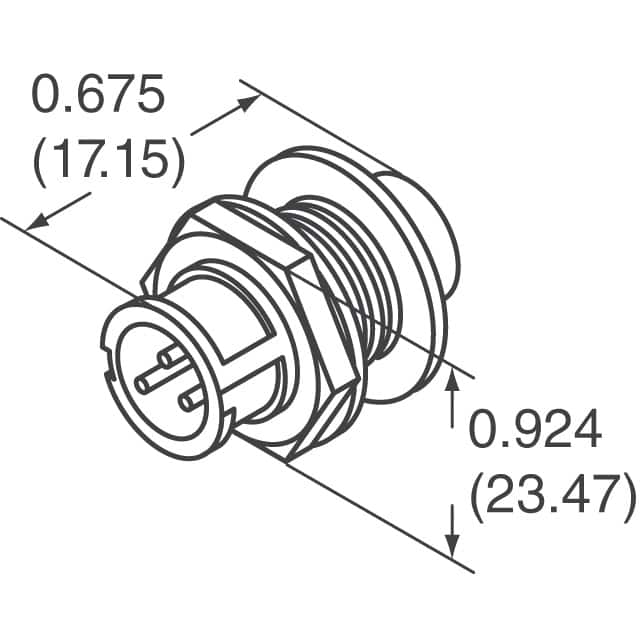 7282-3PG-300 Conxall/Switchcraft  Assemblages de connecteurs circulaires
